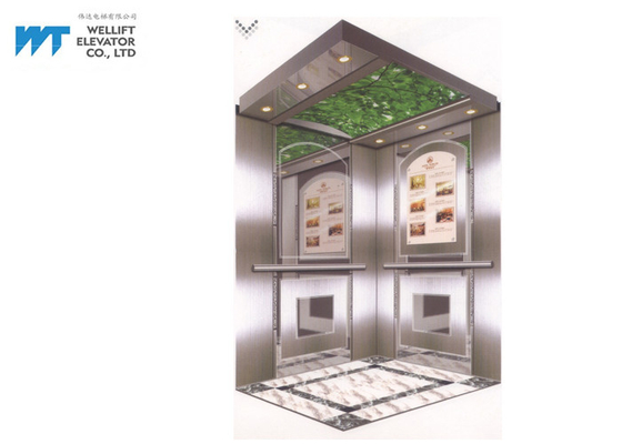 Gương thiết kế thang máy Cabin trang trí cho trung tâm mua sắm thang máy