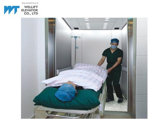 Thang máy bệnh viện điều khiển VVVF Thông qua thang máy Gearless Drive Loại phòng