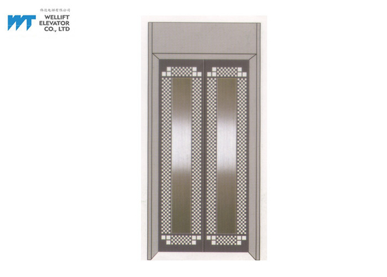 Thang máy hành khách Thiết kế thang máy đơn giản, Cửa thang máy trang trí Hệ thống điều khiển AC VVVF